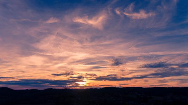 Sunset in Mount Carmel, TN